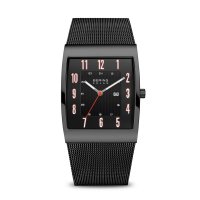 Bering - Stainless Steel - Black Solar Watch, Size 33mm 16433-122