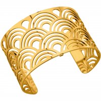 Les Georgettes Paris - Poisson, Yellow Gold Plated - Brass - Bangle, Size 40mm 70261580100000