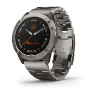 Garmin - Fenix 6X Pro, Titanium - Solar GPS Smartwatch , Size 51mm 010-02157-24
