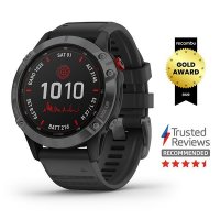 Garmin - Fenix 6 Pro, Plastic/Silicone - Solar GPS Smartwatch , Size 47mm 010-02410-15