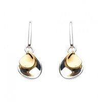 Kit Heath - Enchanted, Yellow Gold Plated Drop Earrings