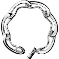 Georg Jensen - Infinity, Sterling Silver Link Bracelet 3530829