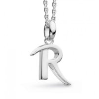 Kit Heath - Initial, Sterling Silver R Necklace
