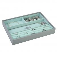 Stackers - Dove Grey Classic, Mint Lined, Ring / Bracelet Stacker Jewellery Box 73547