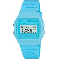 Casio - Blue Silicone Digital Watch F-91WC-2AEF