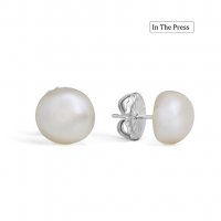 Claudia Bradby - Audrey, Pearl Set, Sterling Silver - - Stud Earrings CBES0004W