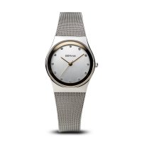 Bering - Women's Classic, Swarovski Crystal Set, Stainless Steel Milanese Strap Watch 12927-010 12927-010 12927-010