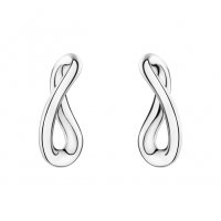 Georg Jensen - Infinity, Sterling Silver Earrings 3539284