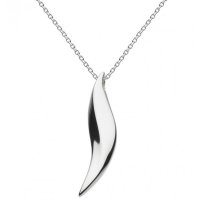 Kit Heath - Wave, Sterling Silver Necklace, Size 18"