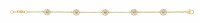 Georg Jensen - Daisy, Yellow Gold Plated - Bracelet, Size 18.5cm 10018927