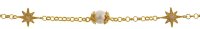 Guest and Philips - Pearl Set, Yellow Gold Plated - CZ Bracelet, Size 7.5" SJ108PCZGP-7
