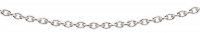 Kit Heath - Signature Script, Rhodium Plated - Light Cable Chain, Size 16" KHCHLCB16RP