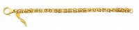 Giovanni Raspini - Byzantine, Yellow Gold Plated Bracelet 08154