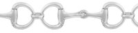 Guest and Philips - Sterling Silver - Snaffle Bracelet, Size 7.5" SJ73-7