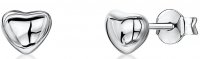 Jools - Sterling Silver - Heart Earrings, Size 6mm HBE2011