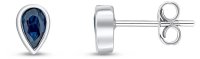 Guest and Philips - Sapph Set, White Gold - 9ct Earrings 33-21-003