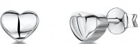 Jools - Sterling Silver - Heart Earrings, Size 7MM HBE2013