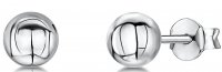 Jools - Sterling Silver - Earrings, Size 5MM HBE5-BALL-W