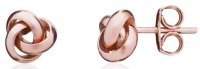 Guest and Philips - Rose Gold 9ct Knot Earrings 10-11-056