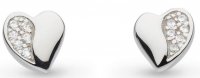 Kit Heath - Cubic Zirconia Set, Rhodium Plated - Sterling Silver - earrings 40032cz