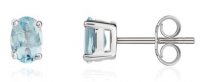 Guest and Philips - Aquamarine Set, White Gold - 9ct Earrings 33-25-053