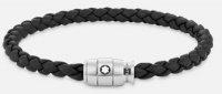 Montblanc - 3 Rings Closing, Leather Bracelet 130896