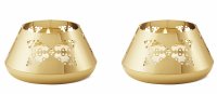 Georg Jensen - Seasonal, Yellow Gold Plated Tealight 10020133