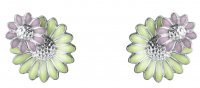 Georg Jensen - Daisy, Sterling Silver Earrings 20001126