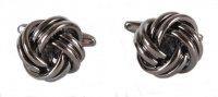 Dalaco - Knot, Rhodium Plated Cufflinks 90-9033