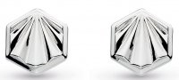 Kit Heath - Empire Deco, Sterling Silver Hexagonal Earring 40404RP029