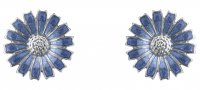 Georg Jensen - Daisy, Enamel Earstud 20001544