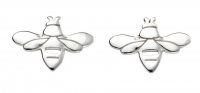 Gecko - Sterling Silver BEE STUD EARRINGS E5421