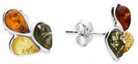 Guest and Philips - Amber Set, Sterling Silver - Mixed Amber TDrop Earrings H3479-M