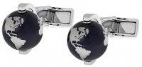 Mont Blanc - Globe, Stainless Steel Cufflinks 112998