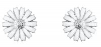 Georg Jensen - Daisy, Sterling Silver - Enamel - Earstud, Size 11mm 20001540