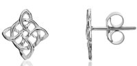 Guest and Philips - White Gold 9ct Stud Earrings 10-06-210