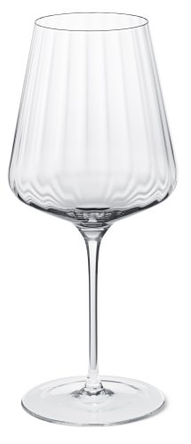 Georg Jensen - Bernadotte, Glass/Crystal - 6x Red Wine Glasses, Size 54cl 10019230