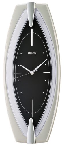 Seiko - Retro Quiet Sweep, Plastic/Silicone - Quartz Wall Clock, Size 45.5x18.7x4.8cm QXA342A