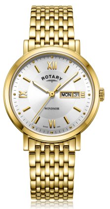 Rotary - Yellow Gold Plated Watch GB05303-09
