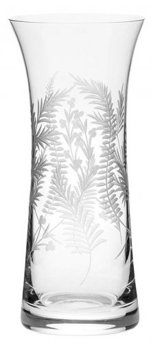 Royal Scot Crystal - Bee & Honeysuckle, Glass/Crystal - Lily Vase, Size 23cm FERNLILY