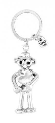 Uno de 50 - METAMORPHOSIS, Silver Plated - KEYRing, Size 7.5CM LLA0216MTL0000U