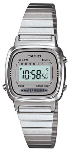 Casio - Stainless Steel DIGITAL WATCH LA670WEA-7EF