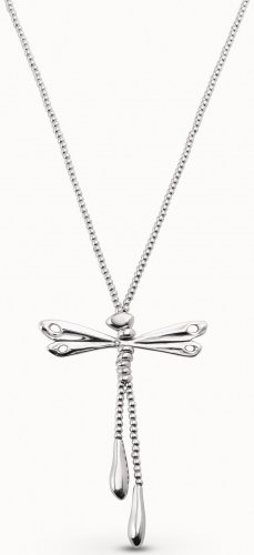 Uno de 50 - BETTERFLY, Silver Plated NECKLACE COL1755MARMTL0U