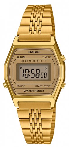Casio - Vintage, Yellow Gold Plated - Digital Watch, Size 30.4x26.7x7.3 mm LA690WEGA-9EF