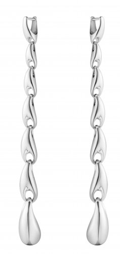 Georg Jensen - Sterling Silver Reflect Extra Long Earrings 20001302