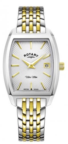 Rotary - Ultra Slim, Stainless Steel Quartz Watch LB08016-06