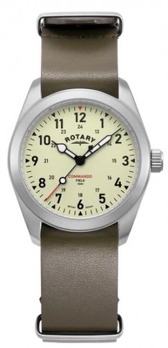 Rotary - Commando Field, Stainless Steel - Quartz Watch, Size 37mm GS05535-31