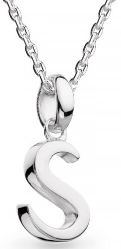 Kit Heath - Letter S, Rhodium Plated Necklace 9198RPS