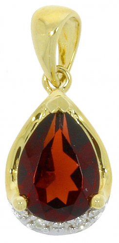 Guest and Philips - Diamond Set, Yellow Gold - 9ct D 1st Gar 1st Pendant 09CIDG85777