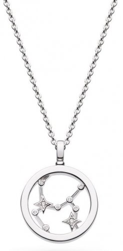 Kit Heath - Celeste Constellation, Cubic Zirconia Set, Rhodium Plated - Sterling Silver - Sagittarius Necklace, Size 18